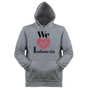 Jaket Hoodie We Love Indonesia