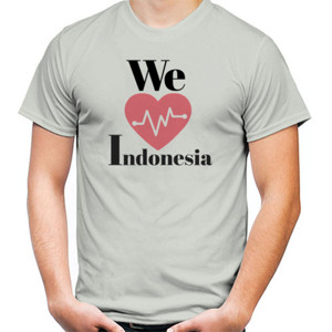Kaos We Love Indonesia