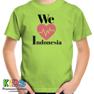 Kaos We Love Indonesia
