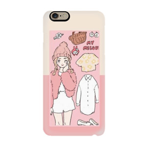 girl soft pink Casing HP