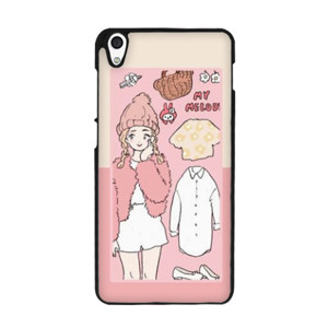 girl soft pink Casing HP