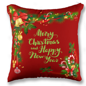Bantal Merry Christmas and Happy New Year
