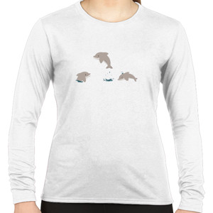 Kaos Dolphin - Kaos Lengan Panjang by Co_mbro