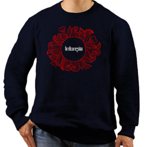 Jaket Sweater Indonesia - Bunga 2
