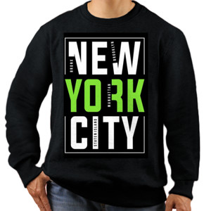 Jaket Sweater New York City Green