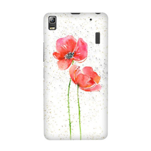 red poppies glitter Casing HP