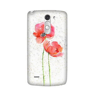 red poppies glitter Casing HP