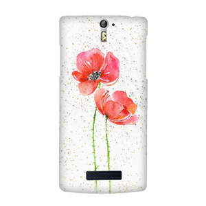red poppies glitter Casing HP