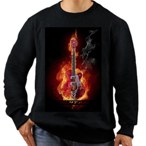 Jaket Sweater Kaos Hot Guitar