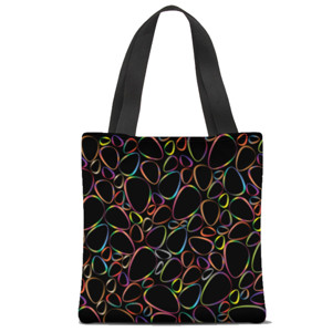 Tas Tote Fullprint Oval Pattern