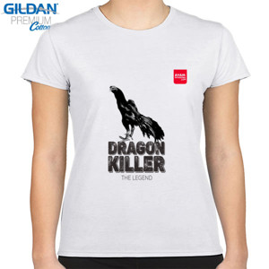 Kaos Ayam Bangkok Pakhoy DRAGON KILLER Hitam Putih