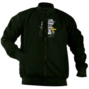 Jaket Bomber Tipografi