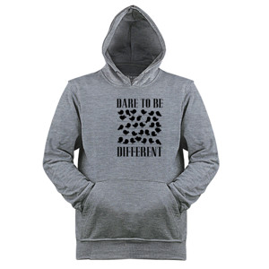 Jaket Hoodie DARE TO BE DIFFERENT 