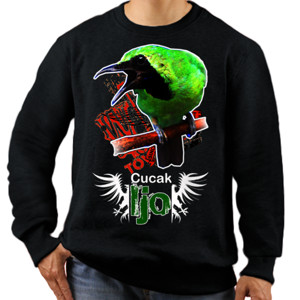 Jaket Sweater Burung Cucak Ijo