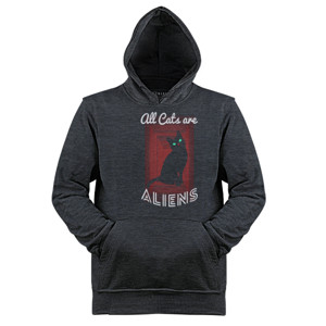 Jaket Hoodie ALL CATS ARE ALIENS 2