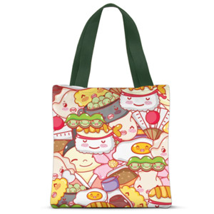 Tas Tote Fullprint Makanan jepang