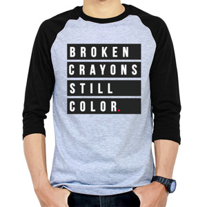 Kaos Raglan Broken krayon
