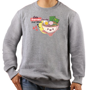 Jaket Sweater Ramen-ticize life - terang
