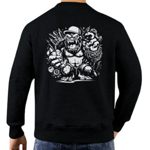 Jaket Sweater Premium - Monster Gorila #003