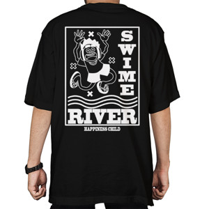 Kaos Oversize QNU RIVER SWIME OV