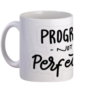 Mug Progres Not Perfection mug murah