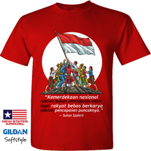 Kaos Kemerdekaan nasional, rakyat bebas berkarya