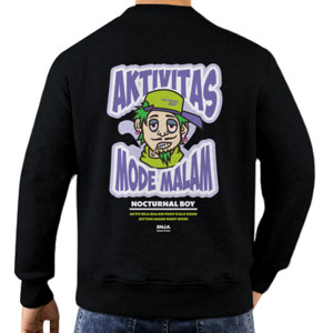 Jaket Sweater SNJA : NOCTURNAL BOY