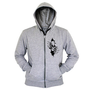 Hoodie Zipper Tengkorak 
