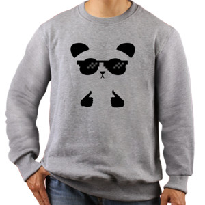 Jaket Sweater Panda Thug Life