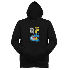 Jaket Hoodie Go with the flow