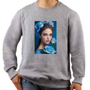 Jaket Sweater Blue Rose the Series 10
