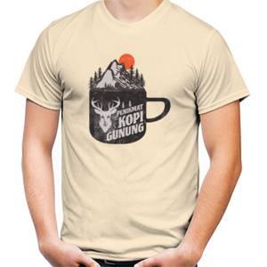 Kaos Penikmat Kopi Gunung