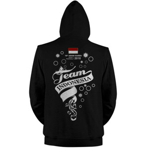 Jaket Hoodie Team Indonesia SSE Back Vintage - Asian Games 2018