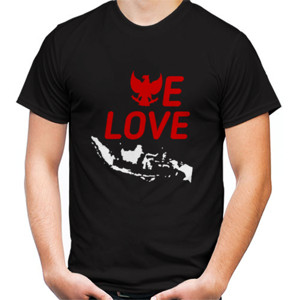 Kaos We Love Indonesia