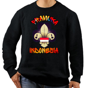 Jaket Sweater Pramuka Indonesia 3D