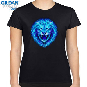 Kaos Blue Flame Lion