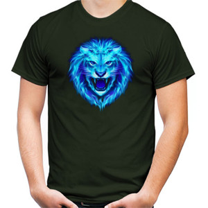 Kaos Blue Flame Lion