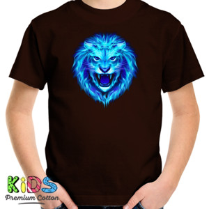Kaos Blue Flame Lion