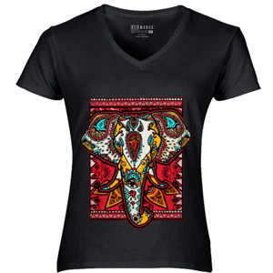 Kaos Sweater Gods Henna Elephant Borde
