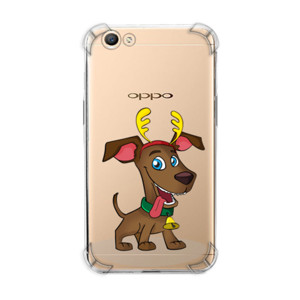 anjing dengan topi natal Casing HP