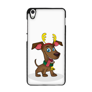 anjing dengan topi natal Casing HP