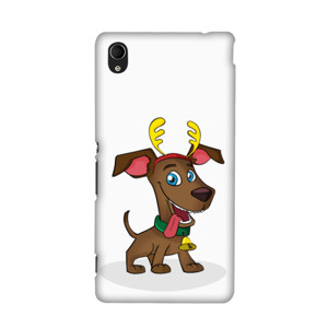 anjing dengan topi natal Casing HP