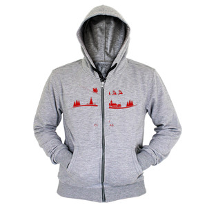 Hoodie Zipper Merry Christmas