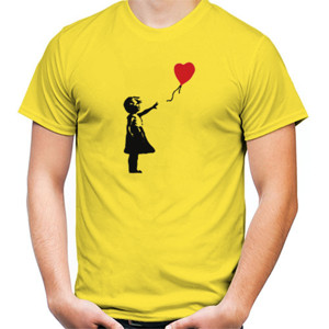 Kaos Gadis Kecil dan Balon Cinta