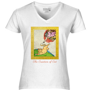 Kaos V-Neck Shirt - The Creation of Cat