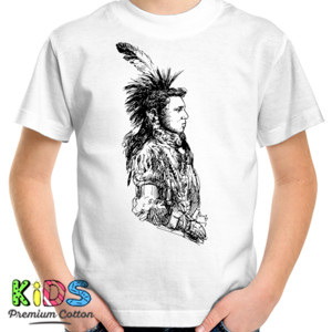 Kaos Native American - Indian Sketch 3  