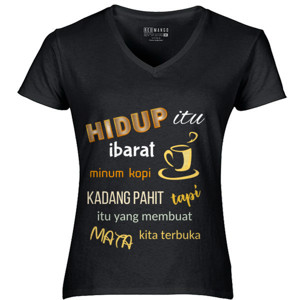 Kaos Filosofi Kopi membuat mata terbuka