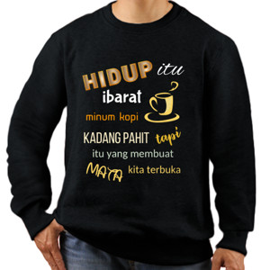 Jaket Sweater Filosofi Kopi membuat mata terbuka