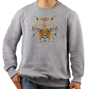 Jaket Sweater Tiger Art 