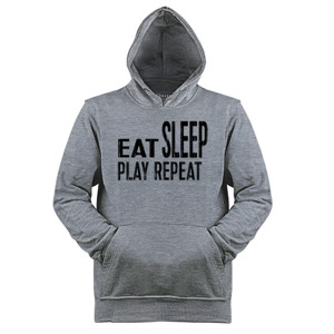 Jaket Hoodie Eat Sleep Play Repeat